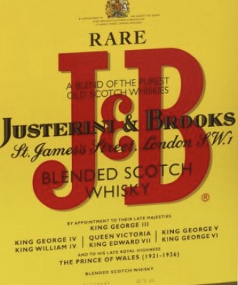 J & B Inspired 1820 40° (Btl colector)
